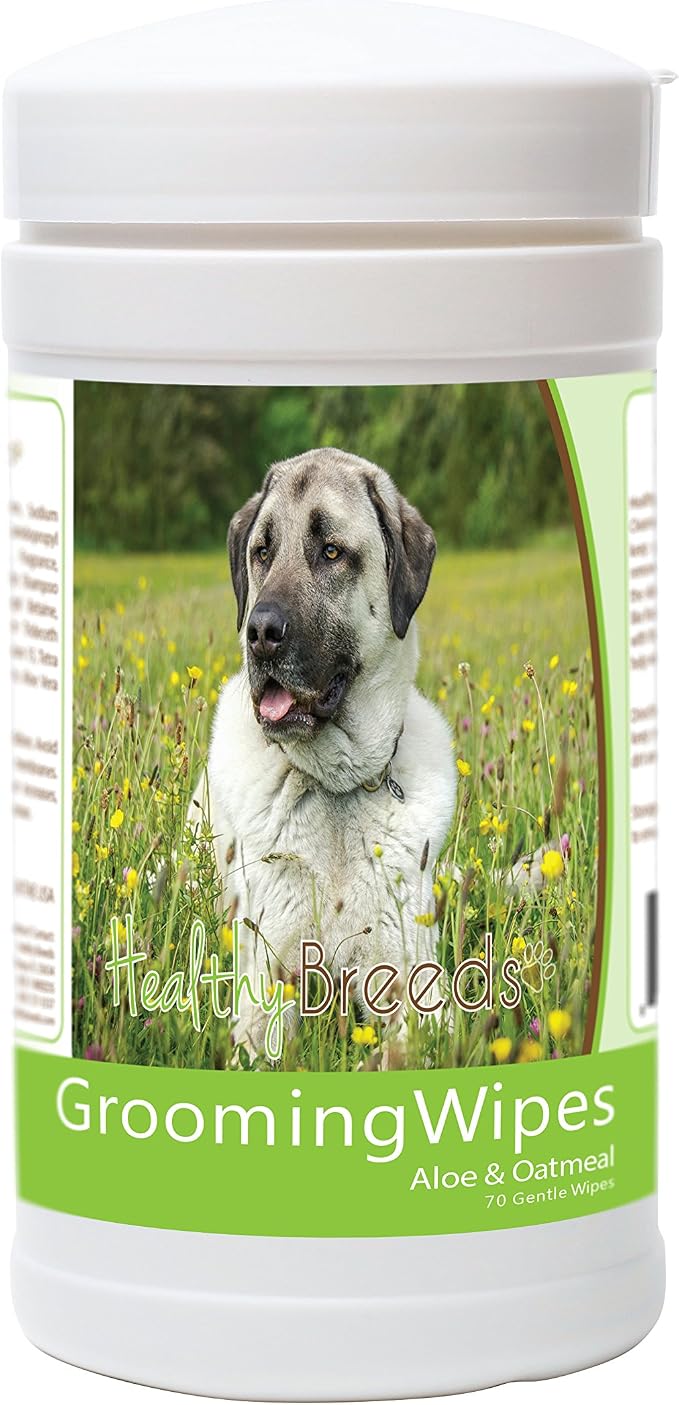 Healthy Breeds Anatolian Shepherd Dog Grooming Wipes 70 Count