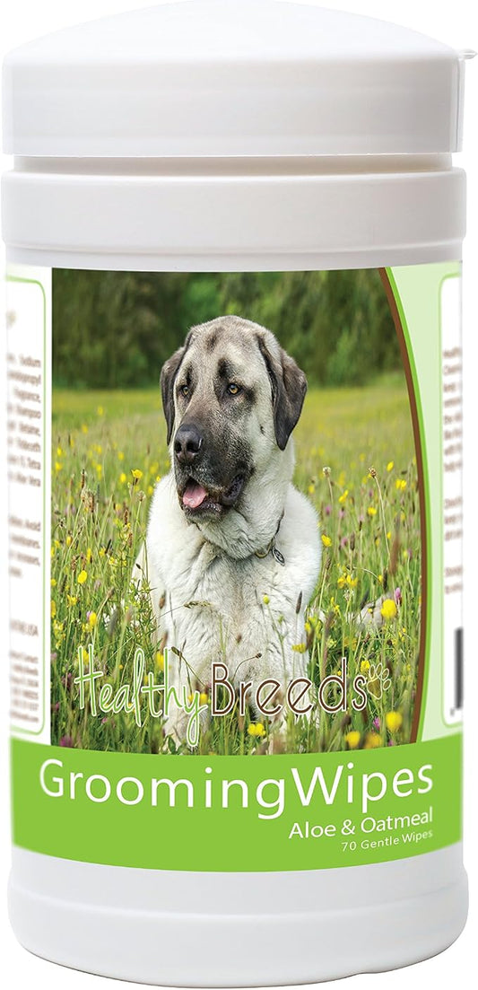 Healthy Breeds Anatolian Shepherd Dog Grooming Wipes 70 Count