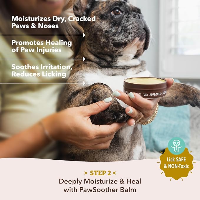 Natural Dog Company Paw & Snout Care Bundle – Lick-Safe Balm & Wax for Dry, Cracked Paws + Balm for Dry, Cracked Snouts · Coconut Oil, Shea Butter & Vitamin E · All Breeds & All Life Stages