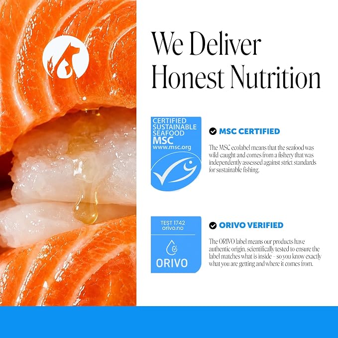 Wild Alaskan Omega-3 & Salmon Oil for Dogs and Cats - 100% Pure Natural Fish Oil for Skin & Coat Health, Shedding & Itch Relief - EPA DHA Fatty Acids for Joint Support & Heart - 8 oz