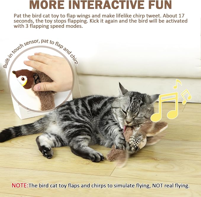 Tocirelo Cat Chew Rope Toy & Interactive Cat Toy