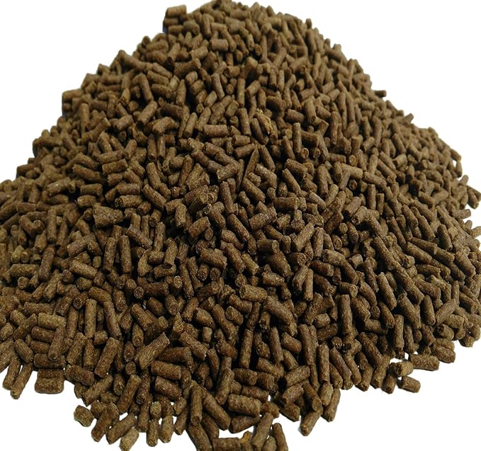 Zeigler Grower Pellets for Shrimp, 45% Protein Sinking 3/32 x 1/4 for Shrimp, Snails, Axolotls, Newts, Catfish, Plecos, All Bottom Tropical Fish...1/4-lb