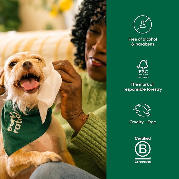 Earth Rated Ultimate Dog Grooming Bundle - Includes Unscented Grooming Wipes, Hypoallergenic Ear and Eye Wipes