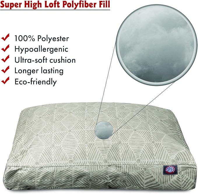 Majestic Pet Charlie Beige Metallic X-Large Rectangle Bed