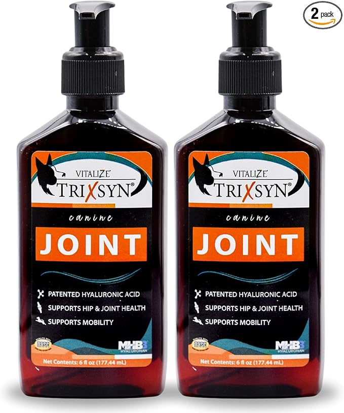 TRIXSYN Canine - Dog Hip and Joint Supplement - Liquid Hyaluronic Acid HA for Dog - Patented Liquid Formula for Senior Dogs - MHB3 Hylauronan - 6 fl oz (2)