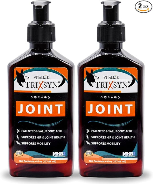 TRIXSYN Canine - Dog Hip and Joint Supplement - Liquid Hyaluronic Acid HA for Dog - Patented Liquid Formula for Senior Dogs - MHB3 Hylauronan - 6 fl oz (2)