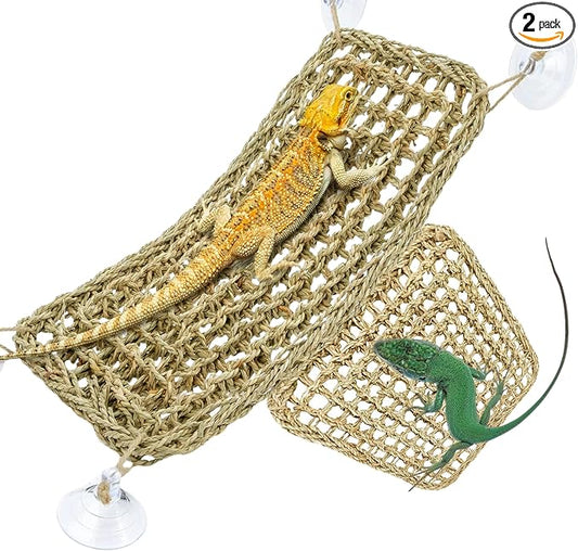 Bearded Dragon Hammock Reptile Lounger for Chameleon, Lizards, Geckos, Snakes, Lguana Reptiles, Tortoises Reptile & Amphibian Habitat Décor