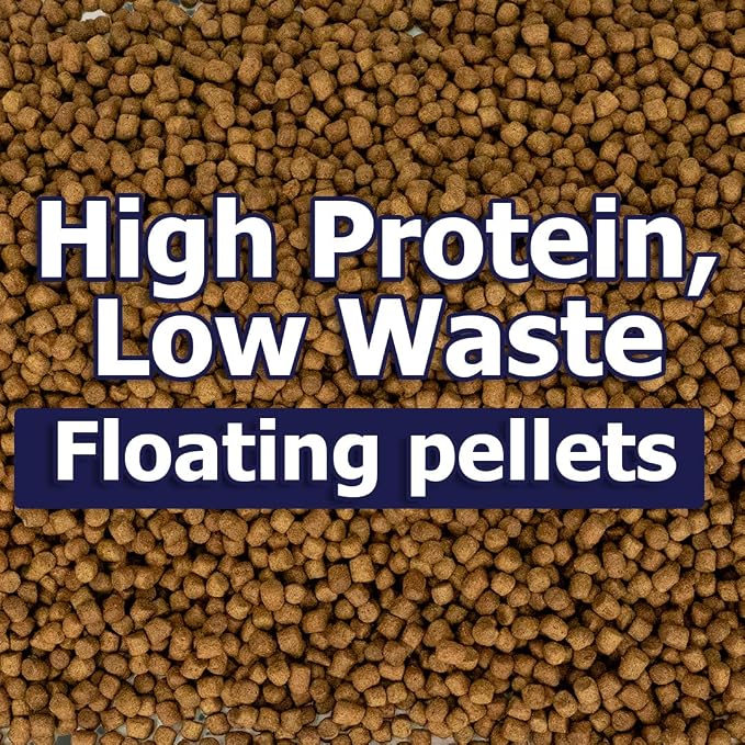 Natural Waterscapes Big Bass Blend Game Fish Food 20 lb | 5 mm Large Floating Pellets (20 lb)