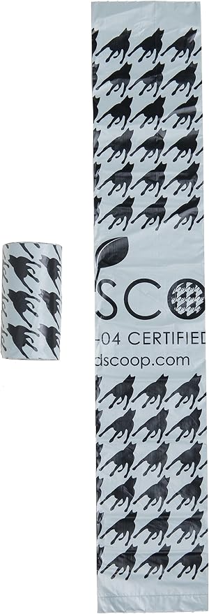 HOUNDSCOOP® Dog Poop Bags, Leak Proof and Heavy Gauge Waste Bag Refill Rolls For Dogs, 480 Count (4-Pack)