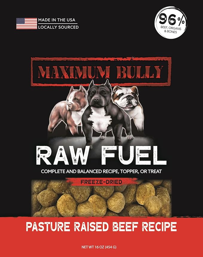 RAW Fuel Maximum Bully Freeze Dried Beef (16 OZ)