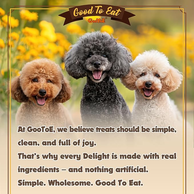 Gootoe Turkey Tendons for Dogs –All-Natural, Hypoallergenic Dog Treats, Rawhide Alternative, Long Lasting Puppy Chews, Healthy Dog Treats for Medium Breeds, Sliced (M), 3 oz Pack