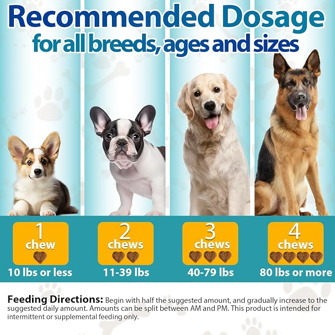 Carmelie Hemp Calming Chews for Dogs, Advanced Dog Calming Treats for Dogs Anxiety and Stress Relief with Valerian Root Chamomile Melatonin- Separation, Barking, Stress & Sleep- 200 ct Chicken Flavor