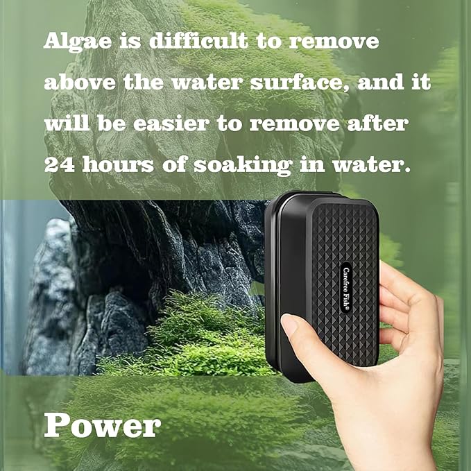 Carefree Fish Aquarium Super Strong Small Magnetic Cleaner for Glass Fish Tank Magnet Brush Floating