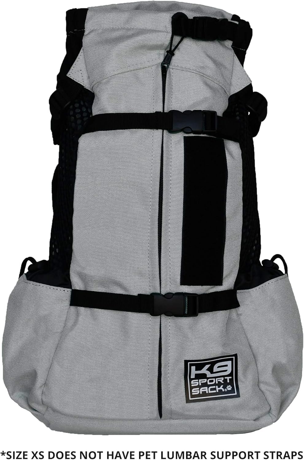 K9 Sport Sack Air 2 - X-Small, Light Grey - Ideal for Dogs with 9-12” Back Length - Durable, Breathable Backpack-Style Carrier - Perfect for Walks, Short Hikes & Public Transportation