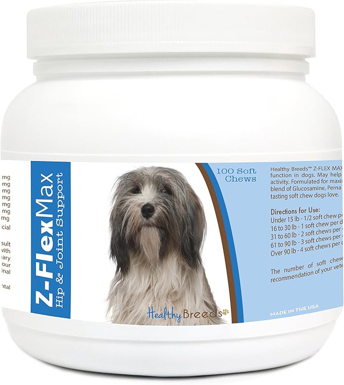 Healthy Breeds Tibetan Terrier Z-Flex Max Hip & Joint Soft Chews 100 Count