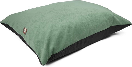 Majestic Pet Rectangle Medium Dog Bed Washable – Non Slip Comfy Pet Bed – Dog Crate Bed Super Value Pillow Dog Bed – Dog Kennel Bed for Sleeping - Dog Bed Medium Breed 35 x 28 Inch – Villa Azure