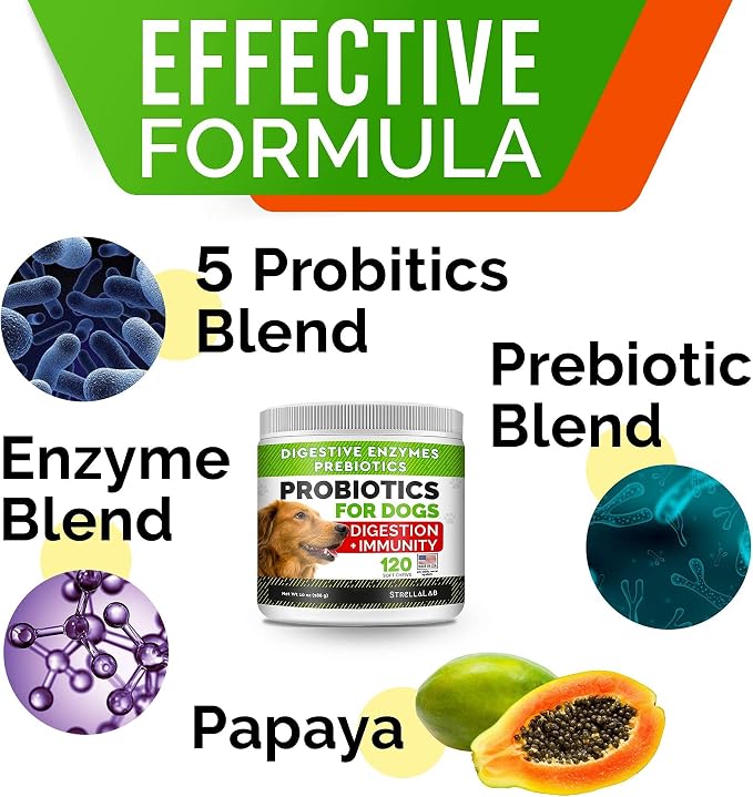 Glucosamine Treats for Dogs + Dog Probiotics Treats for Picky Eaters Bundle - Joint Supplement w/Omega-3 Fish Oil, Chondroitin, MSM and Digestive Support, Allergy, Gas and Constipation Relief