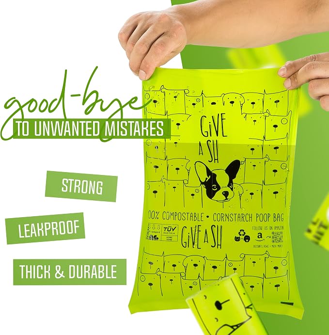 120 Compostable Dog Poop Bags and 200 Plant-Based Pet Wipes – Champion Animal Welfare & The Planet