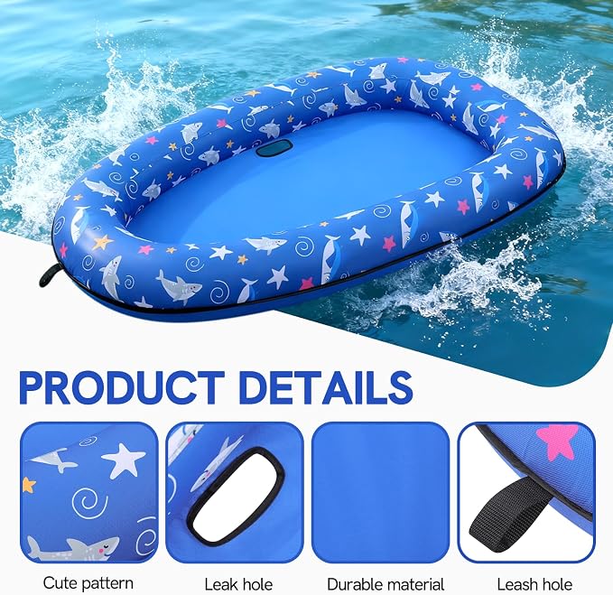 Dog Pool Float, Dog Pool Floats for Small, Medium and Large Dogs, Inflatable Pet Swimming Floats for Pool Lake Camp