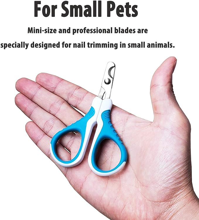 gonicc Dog Nail Clippers and Cat Nail Clippers with Safety Guard to Avoid Overcutting, Free Nail File, Razor Sharp Blade