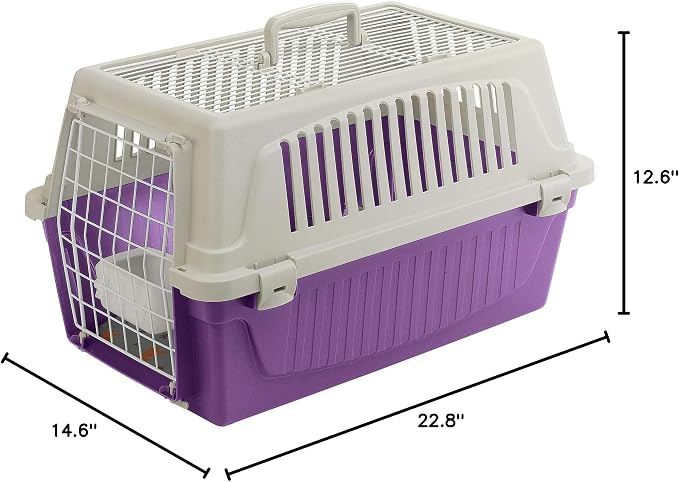 ファープラスト Ferplast – Carrier for Dogs and Cats + Accessories Atlas 20 Open, Black