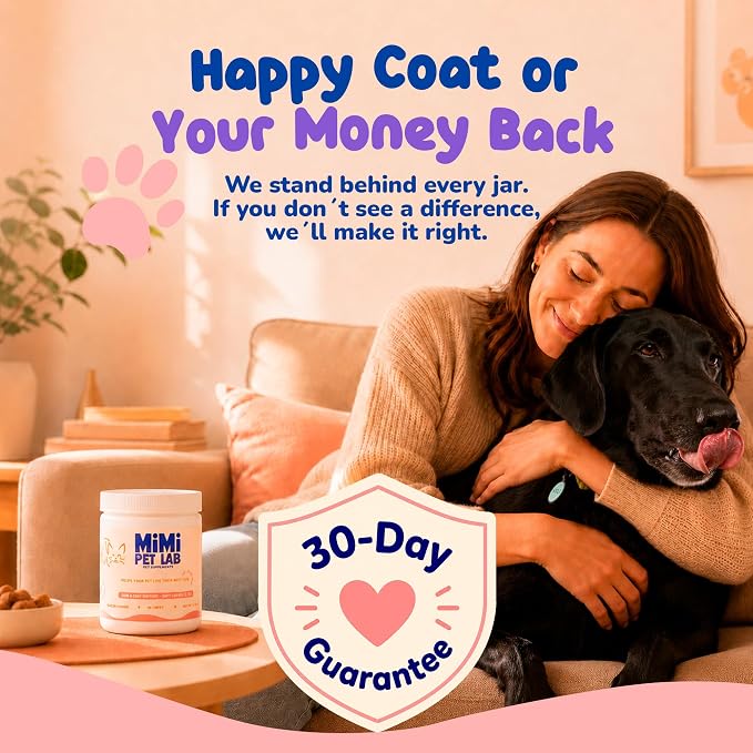 Skin and Coat Supplement for Dogs - Wild Alaskan Salmon Oil Soft Chews with Omega 3 EPA DHA, Zinc & Biotin - Dog Skin Support for Itchy Skin, Shedding & Shiny Coat - 90 Salmon Chews