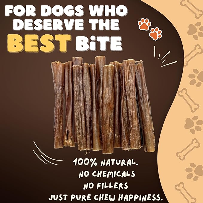Woofley's - Esophagus Stick (1 Pound)- Gullet Sticks for Dogs - Safe Jerky Dog Chews -Easily Digestible Dog Jerky Bully Sticks