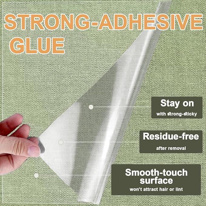 Furniture Protection Stickers Anti-Cat Scratch One Side Adhesive Sofa Protector Sticker 196 * 11.8 inches Transparent Sofa Protector Sticker
