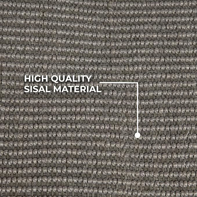 Best Pet Supplies Catify Cat Scratcher, Fun Interactive Scratchers, Posts, Poles, Claw Safe, Furniture Saver Indoor Play Support Natural Cat Behaviors Heavy Duty - Gray Log