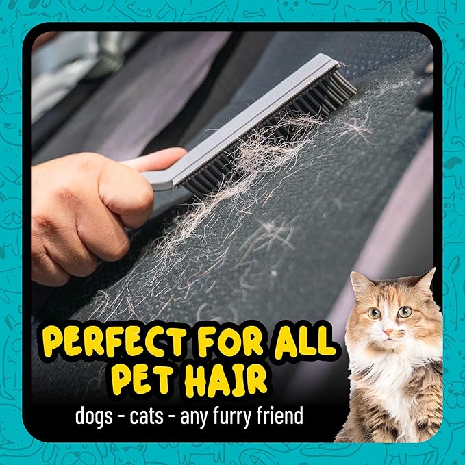 Chemical Guys Pet Hair Removal Bundle, Car Interior Pet Hair Remover Kit with Pet Hair Eraser Tool, Stain and Odor Remover Spray, and Interior Cleaner for Cars, Trucks, and SUVs