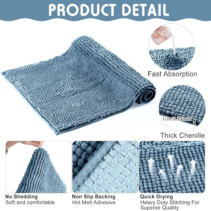 Amylove 4 Pcs Guinea Pig Cage Liner 16 x 24 Inch Washable Chenille Pee Pads Pet Dog Cat Bedding Training Mat Reusable for Small Animals Puppy Bunny Hamster Chinchilla