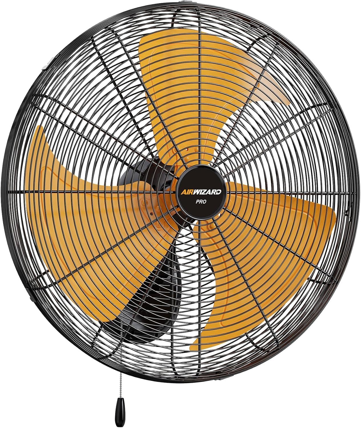 20 Inch Industrial Wall Mount Fan - 6000CFM High Velocity, Heavy Duty Metal Construction, 3 Speeds, Adjustable Tilt, Quiet Operation - Ideal for Garage, Shop, Commercial Use
