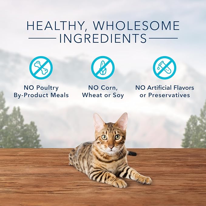 Blue Buffalo Wilderness High Protein Crunchy Cat Treats, Made with Natural Ingredients, Tasty Chicken, 2-oz Bag (Pack of 12)