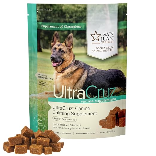 UltraCruz-sc-363584 Canine Calming Supplement for Dogs, 120 Tasty Chews