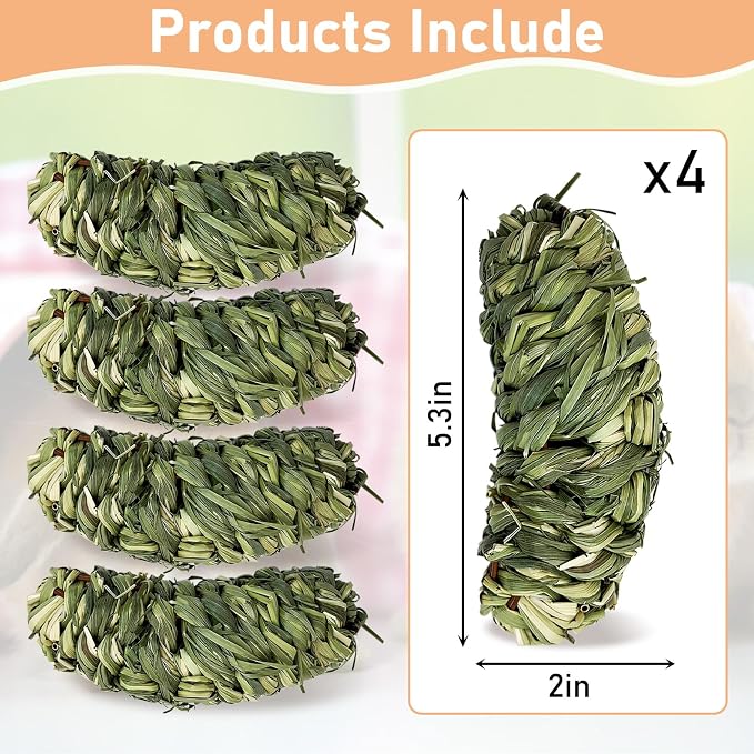 Hamiledyi Bunny Chew Toys Rabbit Rattan Grass Scratcher Climbing Tree Fun Tree Carrot Play Toys 10 Pcs Rabbit Chew Ball Timothy Grass Ball Small Animal Activity Play Chew Toys Teeth Grinding