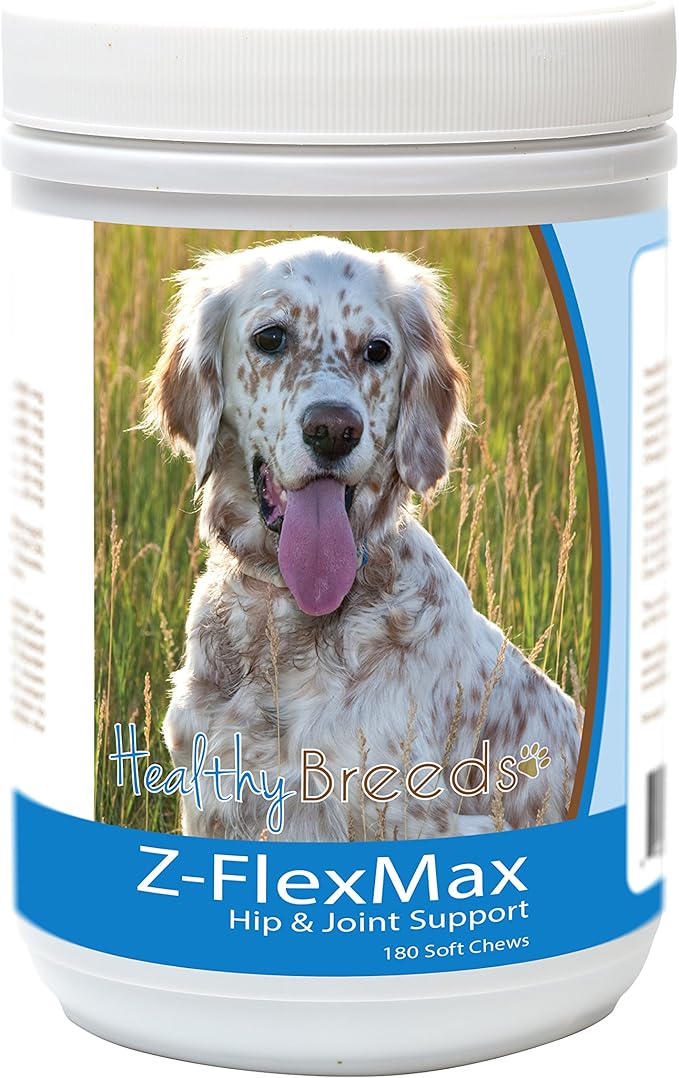 Healthy Breeds English Setter Z-Flex Max Dog Hip and Joint Support 180 Count
