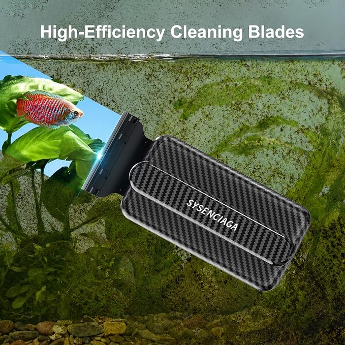 Aquarium Magnet Glass Cleaner（M） | Very magnetic，The handle is easy to grip，Easily Remove Stains，Dual-Sided Cleaning Surfaces，Self-floating Design