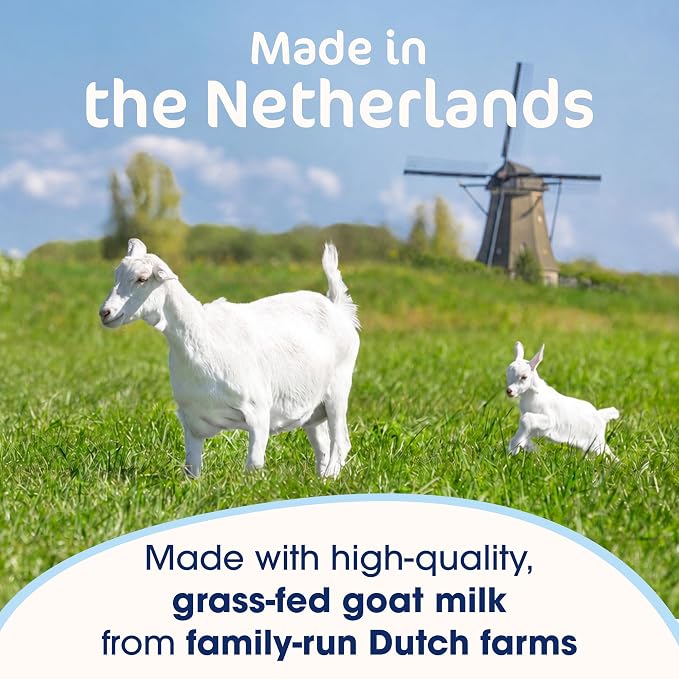 Kabrita Goat Milk-Based Infant Formula Powder, Designed for Gentle Digestion, Gentle Alternative to Cow’s Milk, with Iron, DHA, ARA & Prebiotics, for Infants 0–12 Months, Non-GMO, 28 oz (Pack of 2)