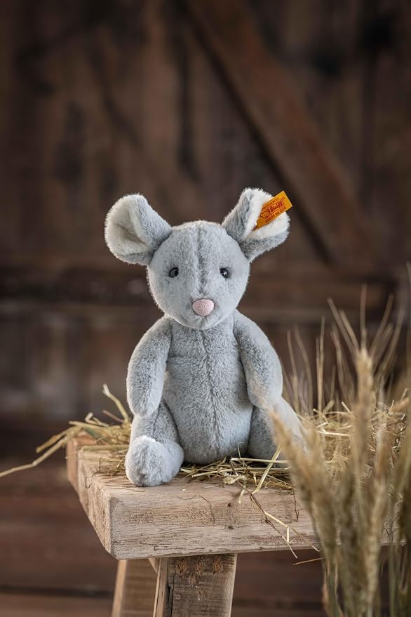 Soft Cuddly Friends Cheesy Mouse, 7" Plush Toy