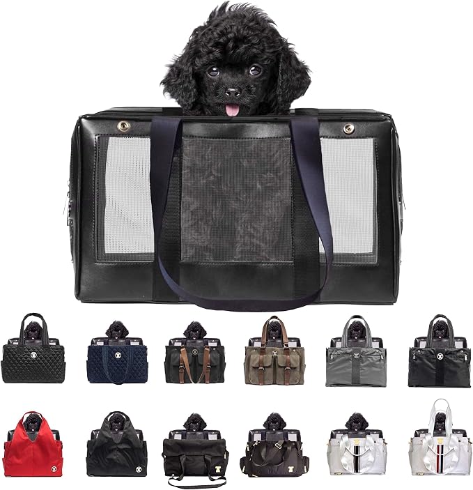 Airline Approved Interchangeable Pet Carrier - Mesh Base Pet Carrier for Small Dogs- USE Outer Shell Totes