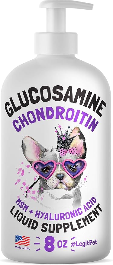 LEGITPET Liquid Glucosamine for Dogs and Wild Alaskan Salmon Oil for Dogs & Cats and Dog Paw Balm Wax Soother & Moisturizer Cream Bundle