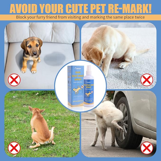 8 Oz Gentle and Effective Pet Behavior Aid, Help Dogs Stop Marking in Your Home, Effective Training Spray for Dogs to Stop Unwanted Marking and Messy Urination