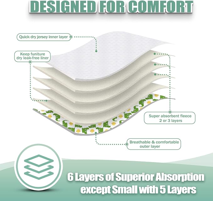 wegreeco Luxury Washable Reusable Dog Diapers (Stylish Pattern) - Female Dog Diapers, Doggie Diapers, 3 Pack (Fancy, Extra Large)