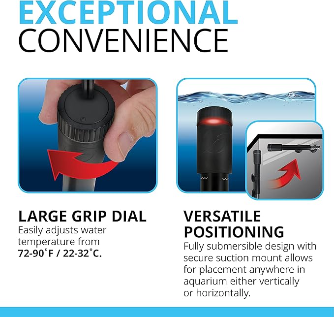 Fluval T300 Fully Electronic Heater for Freshwater Aquariums up to 80 Gal.