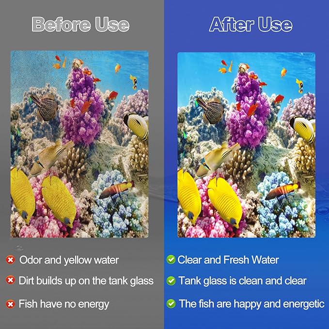 xbbwmrs 16-Pack Large Replacement Filter Cartridges Compatible with Tetra Whisper Bio-Bag Filters Large Aaquarium Filter Cartridges for Whisper 20i/40i /IQ20/30/45/60 PF20/30/40/60 Power Filters