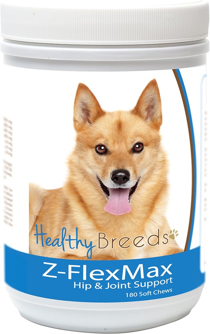 Healthy Breeds Finnish Spitz Z-Flex Max Dog Hip and Joint Support 180 Count