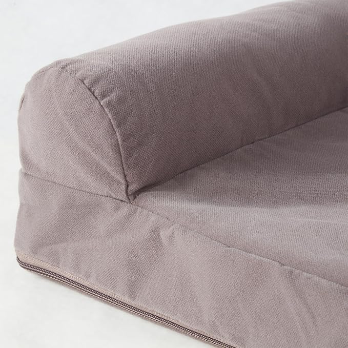 Happy Hounds Luna Sofa Dog Bed, Gray, Medium (29" x 20")