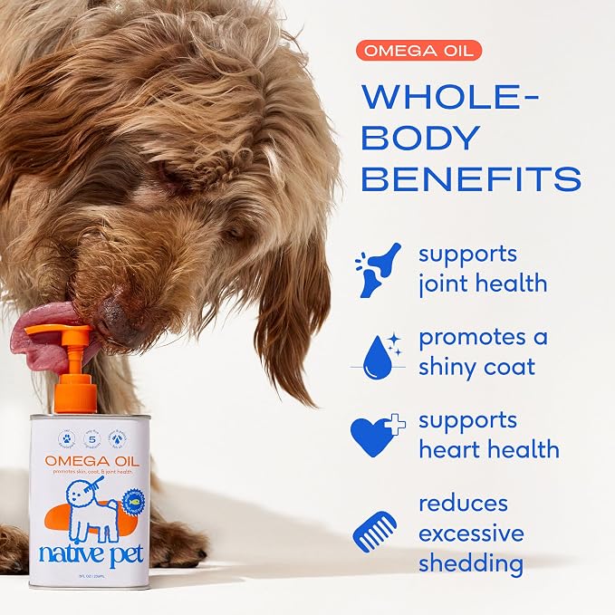 Native Pet Mobility & Radiance Pack: Hip & Joint Supplement for Dogs - Supports Joints, Cartilage, Muscles & Anti-Inflammatory - 30 Scoops & Omega 3 Fish Oil for Dogs Skin, Coat & Joints 8 Oz