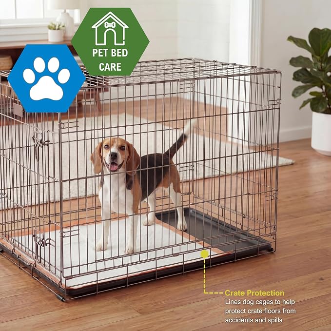MED PRIDE Dog Training Pads with Attractant, Puppy Pee Pads, 22 x 24 Inch Disposable Potty Pads, 6-Layer Ultra Absorbent Leakproof Waterproof Pet Pads for Dogs, Cats & Small Pets (125)
