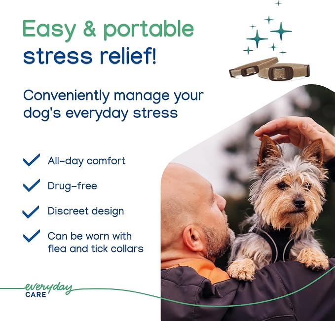 Virbac ZENIDOG® Long-Acting Collar for Dogs | Calming Pheromone Collar for Stress Relief - Pup/Small Dog - Lasts up to 3 Months